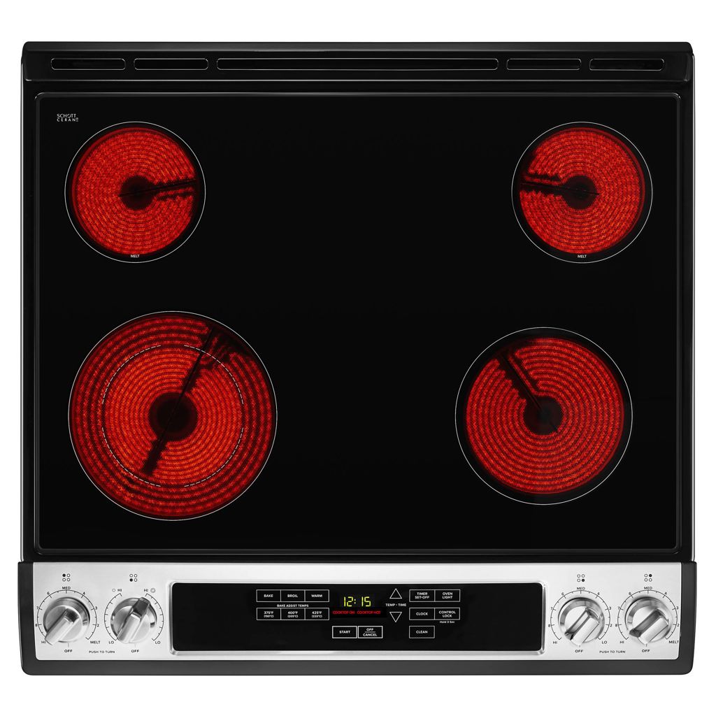 Amana 30" Cuisinière Électrique Encastrable avec Grande Fenêtre de Four - YAES6603SFS