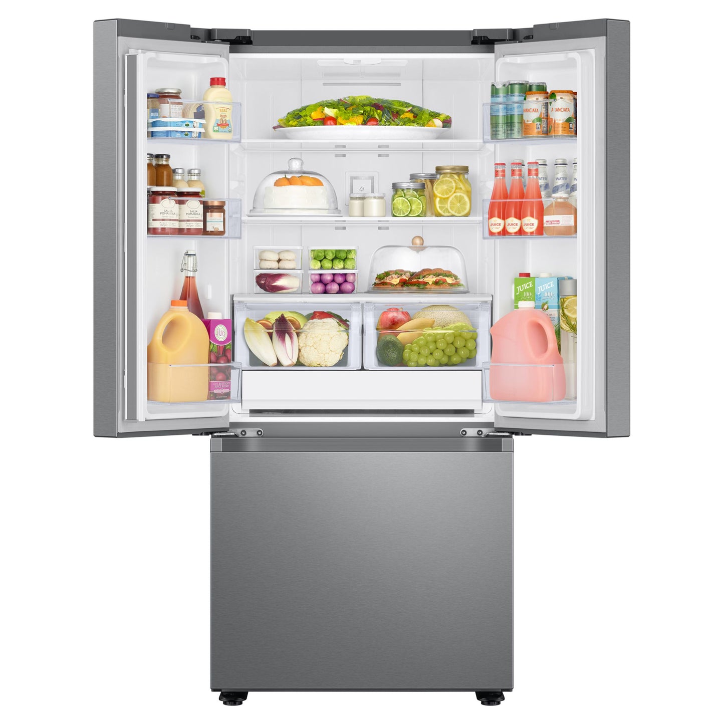 Samsung 18 cu. ft. French Door Refrigerator – Model RF18A5101SR/AA – New/Open Box