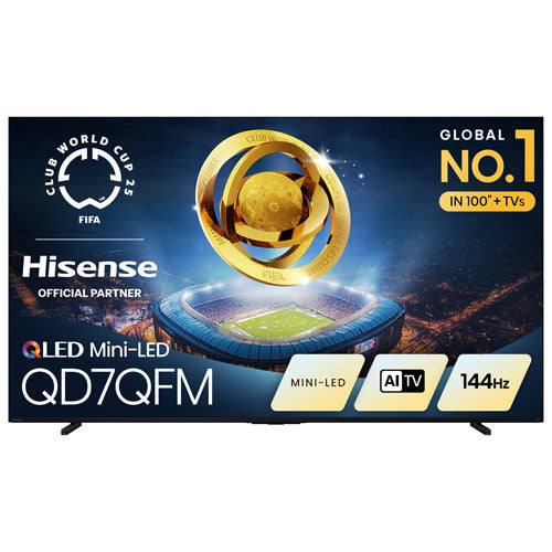Hisense 100" QLED 4K UHD HDR Smart TV – Modèle 100QD7N - 2025