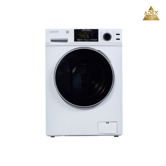 Equator EZ 5500 CV – Laveuse‑sècheuse combo 18 lb, 2‑en‑1 convertible vent/ventless - Neuf/Boîte ouverte