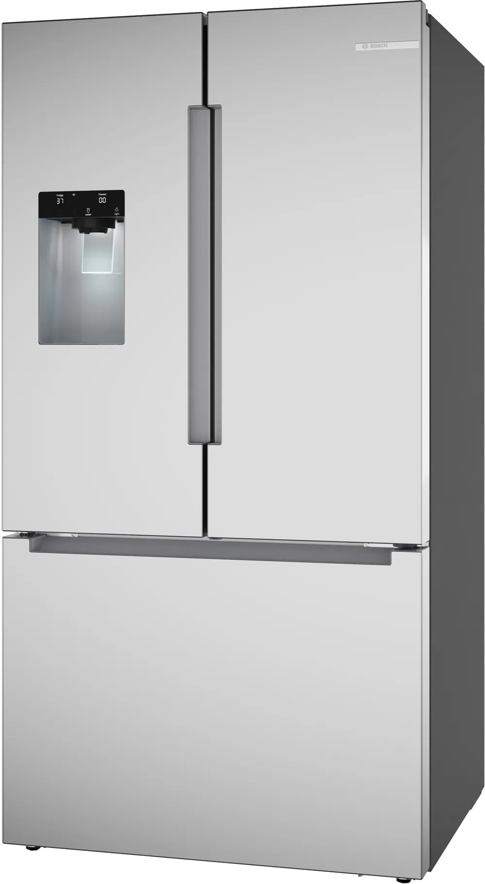 Bosch 26 pi³ Réfrigérateur à portes françaises profondeur standard – Modèle B36FD30ENS