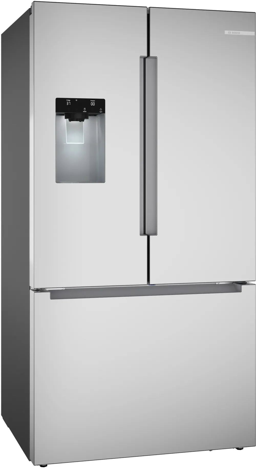 Bosch 26 pi³ Réfrigérateur à portes françaises profondeur standard – Modèle B36FD30ENS