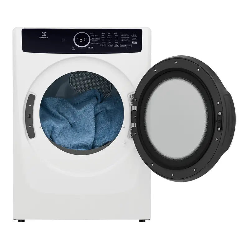 Electrolux 27″ Sécheuse électrique vapeur 8,0 pi³ – Modèle ELFE743CAW - Neuf/Boîte ouverte