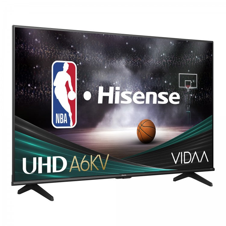 Hisense 43" Classe – Série A6KV – Téléviseur DEL 4K UHD HDR Intelligent avec VIDAA – Modèle 43A6KV