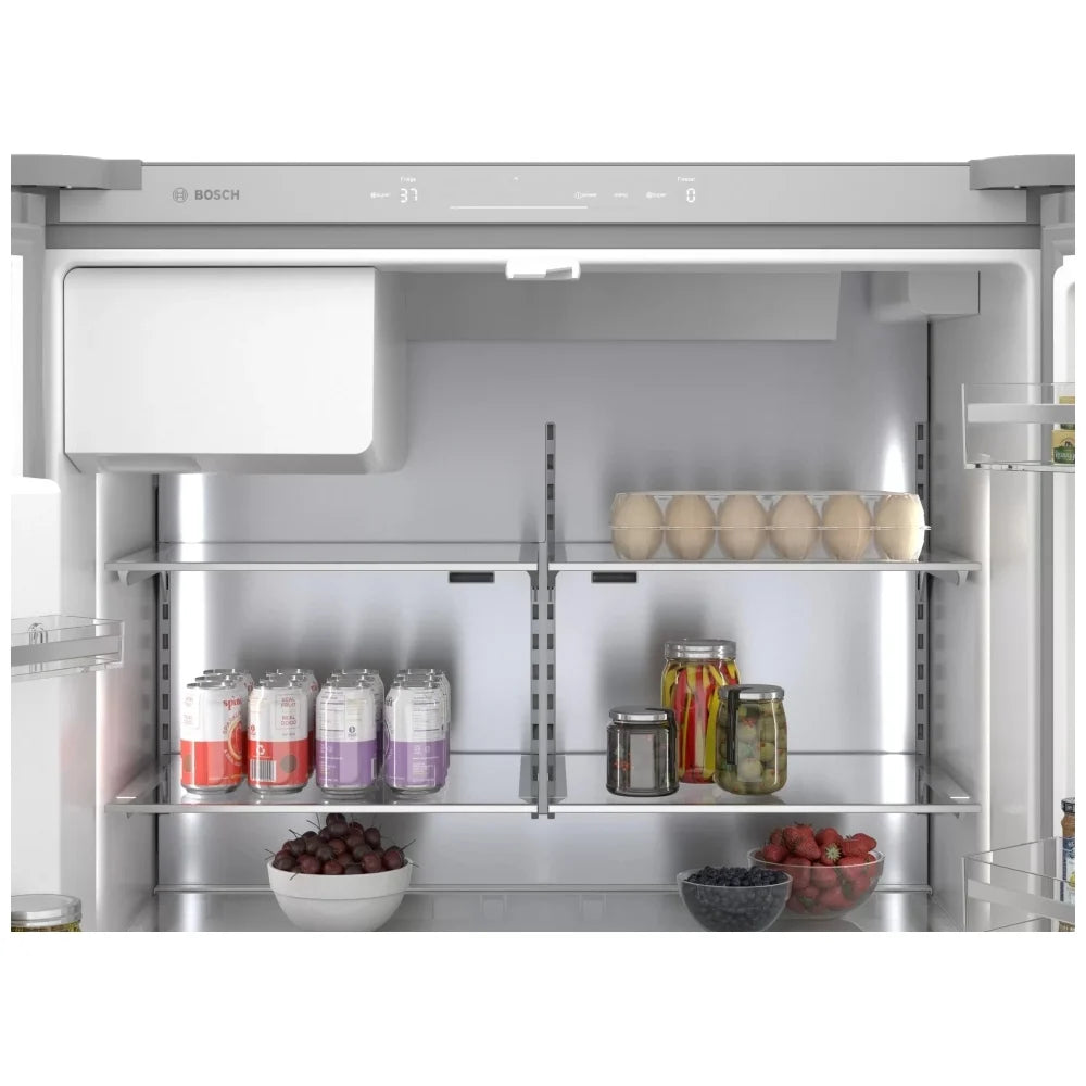 Bosch 26 pi³ Réfrigérateur French Door Fond Congélateur – Modèle B36FD50SNS