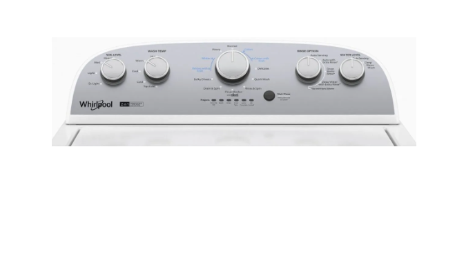 Ensemble laveuse à chargement par le haut et sécheuse électrique Whirlpool – WTW4957PW & WED4950HW