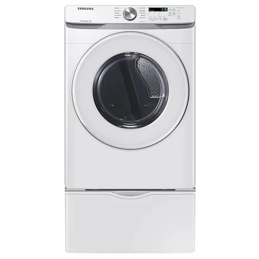 Ensemble laveuse à chargement frontal et sécheuse électrique Samsung – WF45T6000AW & DVE45T6005W (Finition Blanc) - Neuf/Boîte ouverte