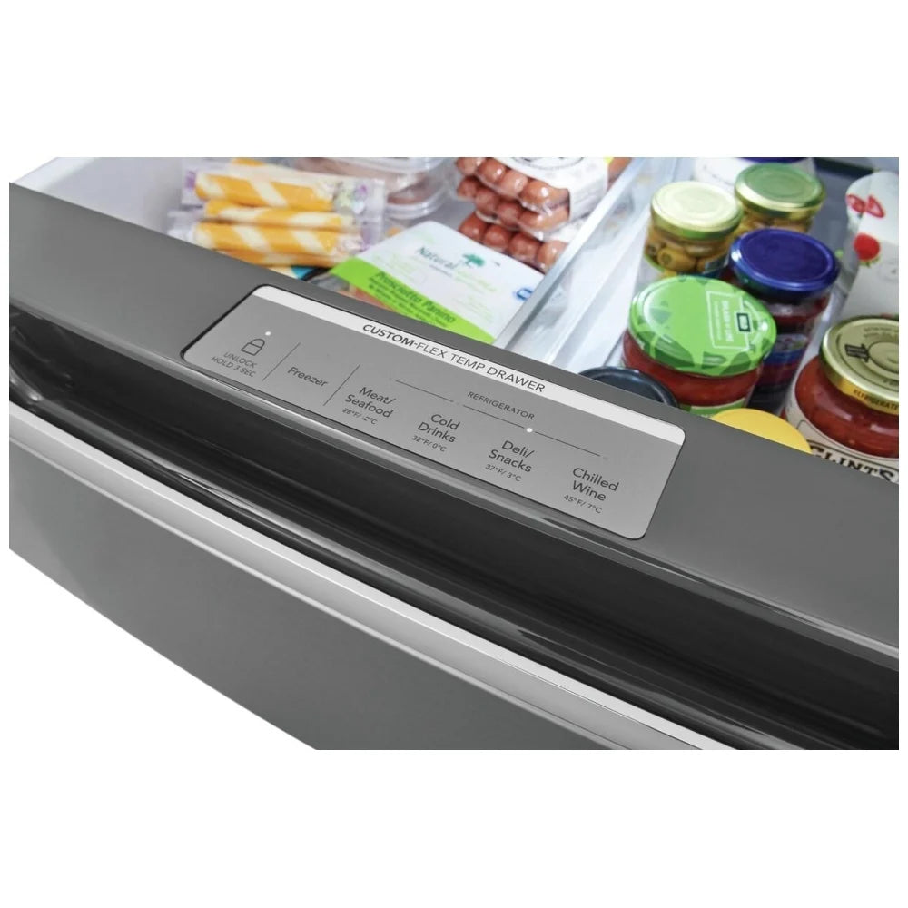 Frigidaire Gallery 26,3 pi³ Réfrigérateur 4 portes standard – Modèle GRMS2773AF - Neuf/Boîte ouverte