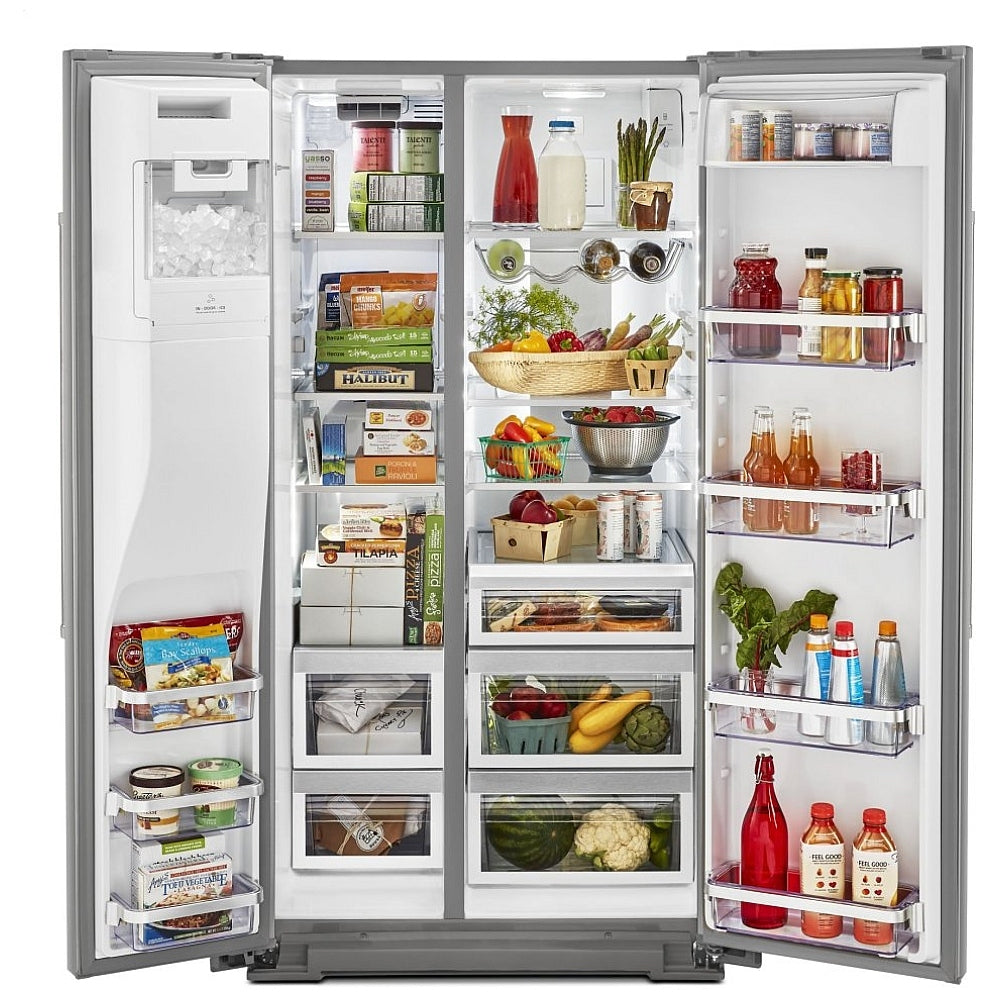 KitchenAid 24,8 pi³ Réfrigérateur côte-à-côte – Modèle KRSF705HPS