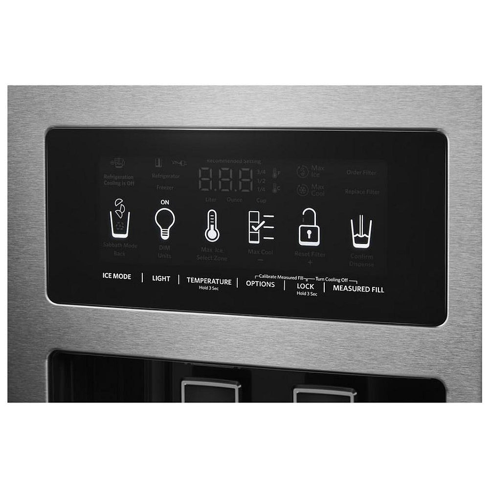 KitchenAid 24,8 pi³ Réfrigérateur côte-à-côte – Modèle KRSF705HPS