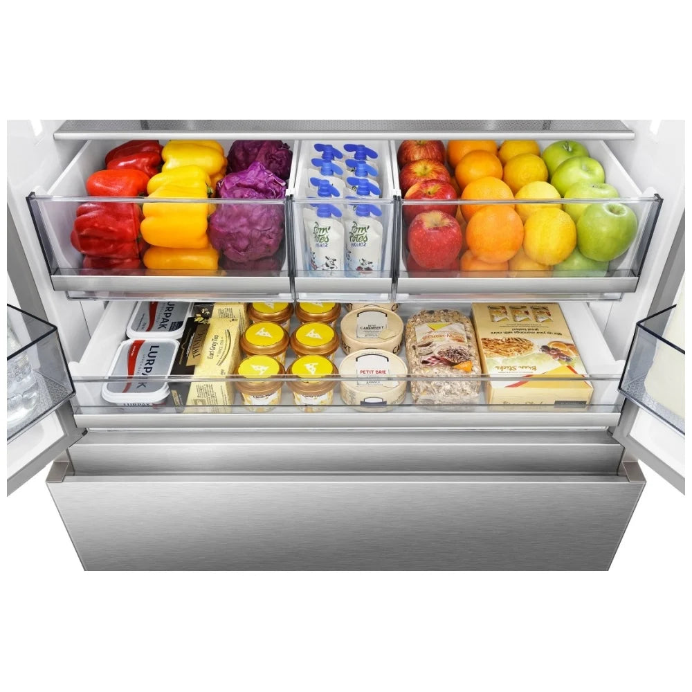 Hisense 36″ Counter-Depth French Door Refrigerator 22.5 cu. ft. – Model RF225C3CSEI