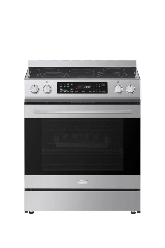 Marathon 30 po Cuisinière Électrique Convection Inox avec Four de 5,0 pi³ – Modèle MSCER3080SS