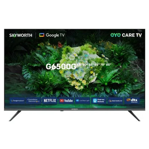 SKYWORTH 43" 4K UHD HDR LED Smart TV – Modèle 43G6500B - 2025