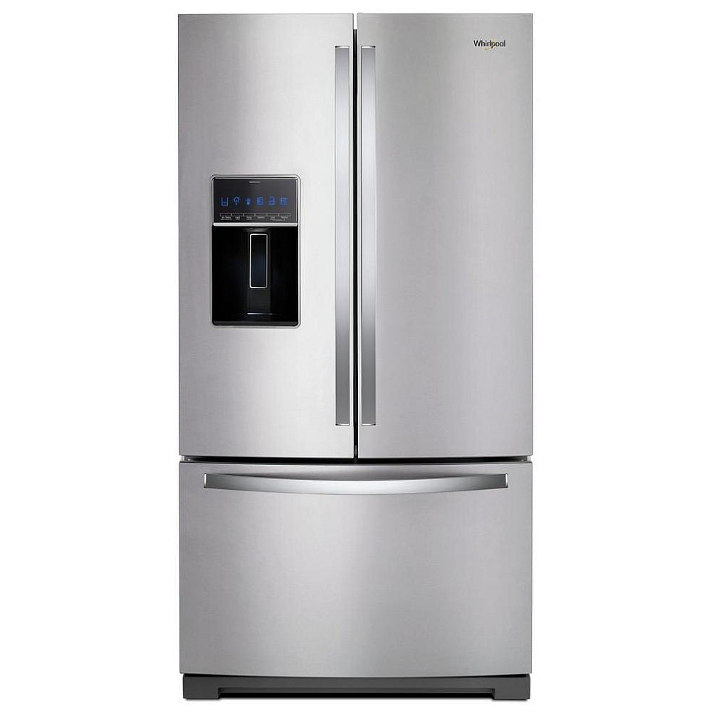 Whirlpool 26,8 pi³ Réfrigérateur à portes françaises – Modèle WRF767SDHZ