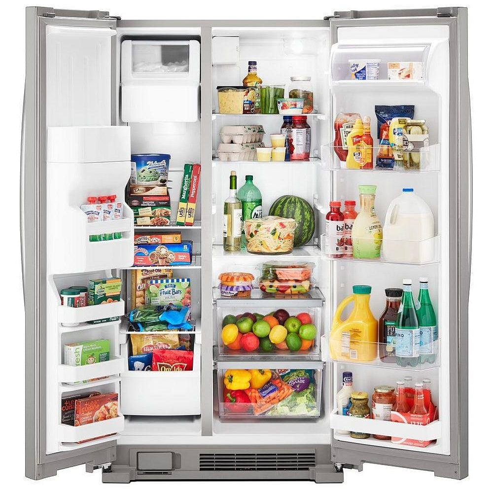 Whirlpool 25,4 pi³ Réfrigérateur côte à côte – Modèle WRS335SDHM