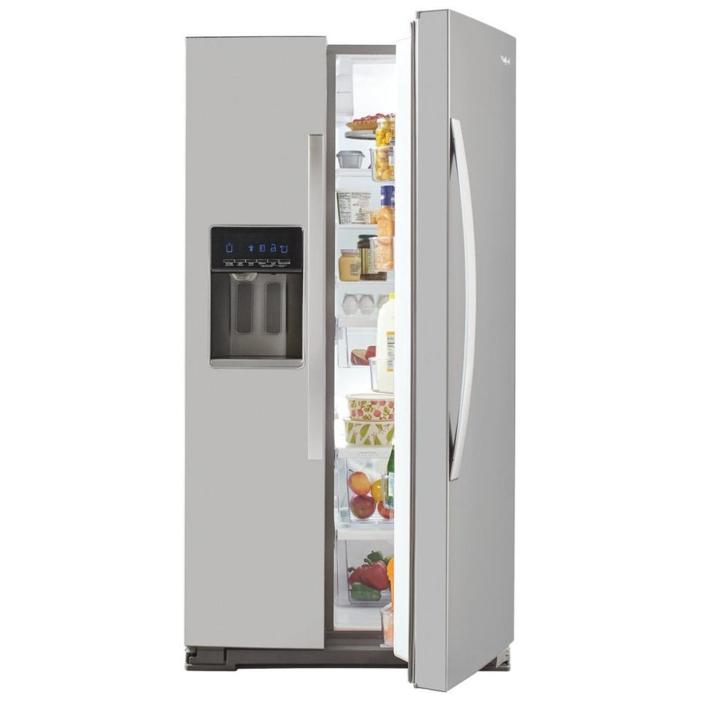 Whirlpool 20,6 pi³ Réfrigérateur côte à côte profondeur comptoir – Modèle WRS571CIHZ