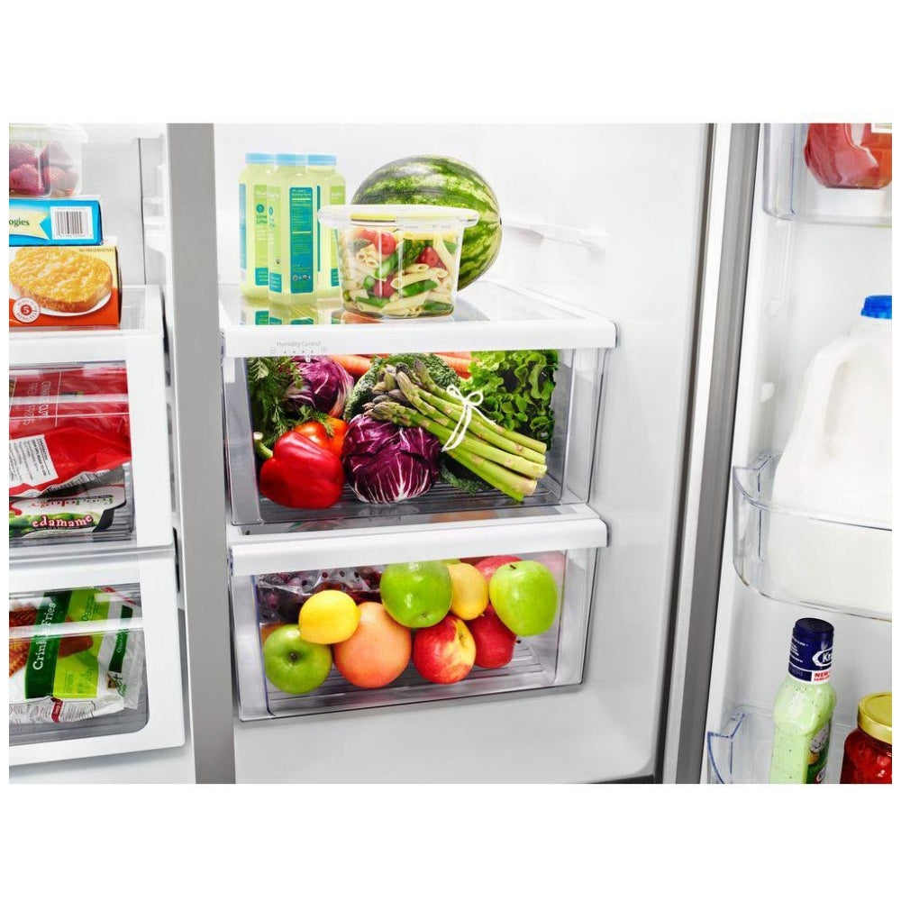 Whirlpool 20,6 pi³ Réfrigérateur côte à côte profondeur comptoir – Modèle WRS571CIHZ
