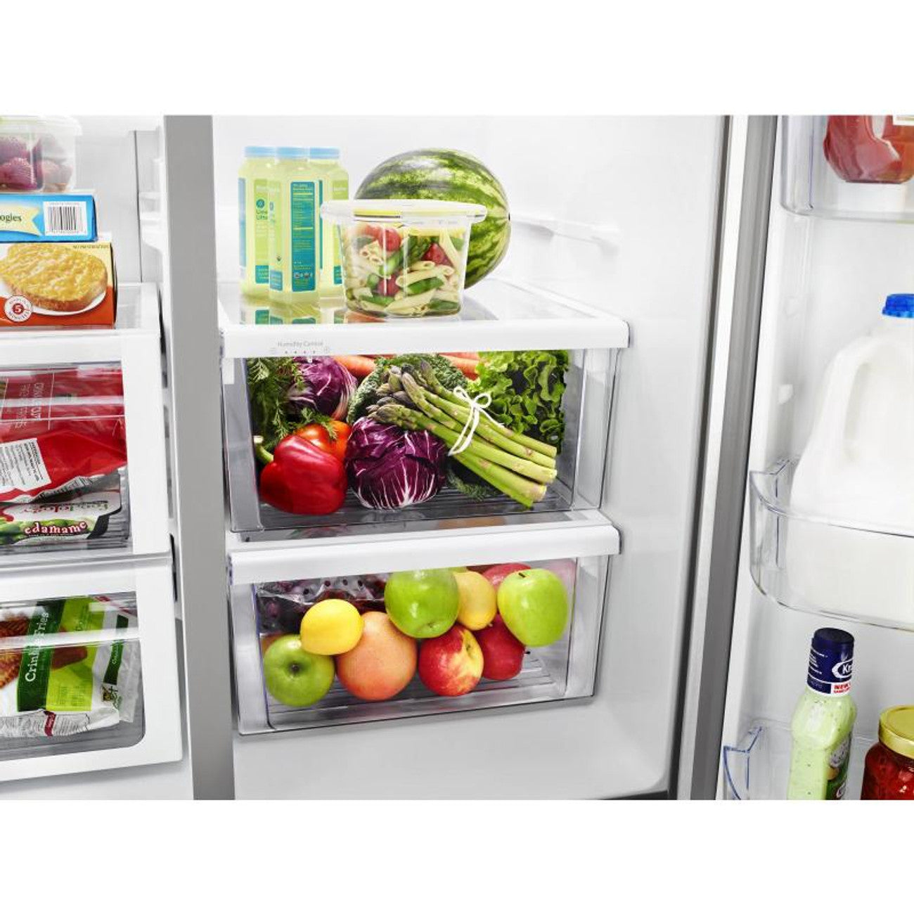 Whirlpool 28,5 pi³ Réfrigérateur côte à côte profondeur standard – Modèle WRS588FIHZ