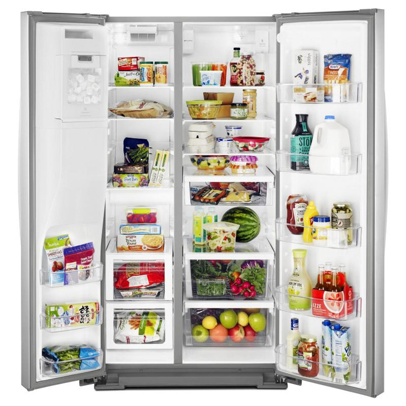 Whirlpool 28,5 pi³ Réfrigérateur côte à côte profondeur standard – Modèle WRS588FIHZ