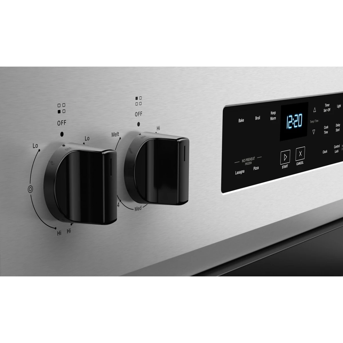 Whirlpool 30″ Cuisinière électrique autoportante 5,3 pi³ – Modèle WFES3030RS