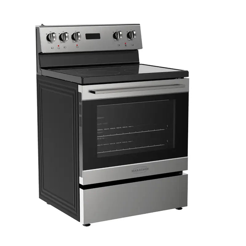 Marathon 30 po Cuisinière Électrique Inox avec Four de 5,0 pi³ – Modèle MER3070SS