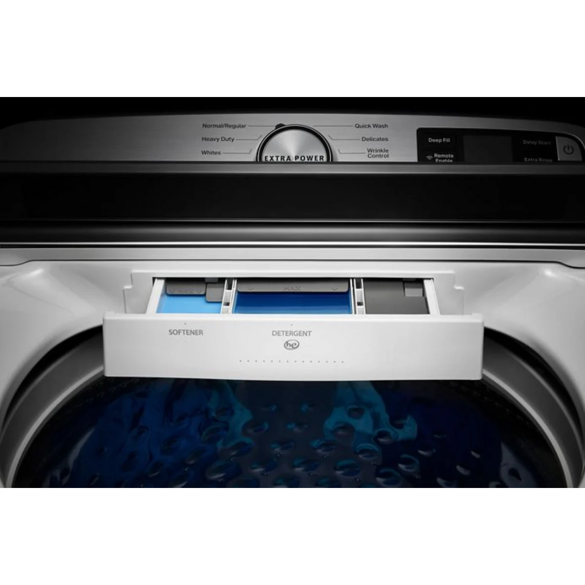 Maytag 5,2 pi³ Laveuse à chargement par le haut avec Wi-Fi – Modèle MVW6230RHW - Boîte ouverte