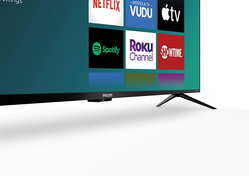 Philips 75" Classe – Série 4800 – Téléviseur DEL 4K UHD HDR Intelligent avec Roku TV – Modèle 75PFL4864/F7