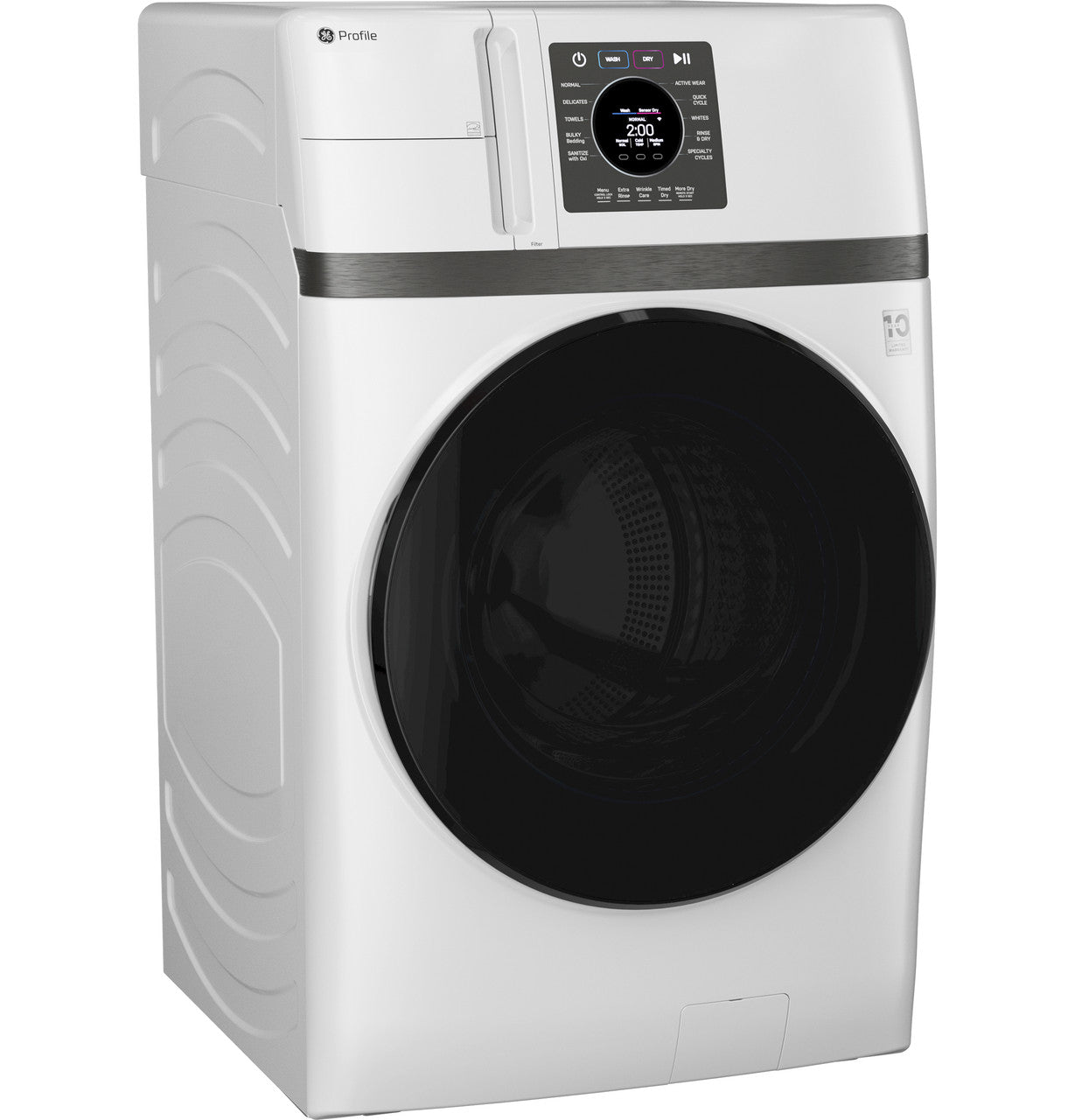 GE Profile 28 po Ensemble laveuse-sécheuse combinée à chargement frontal – Modèle PFQ83HSLWWW - Neuf/Boîte ouverte