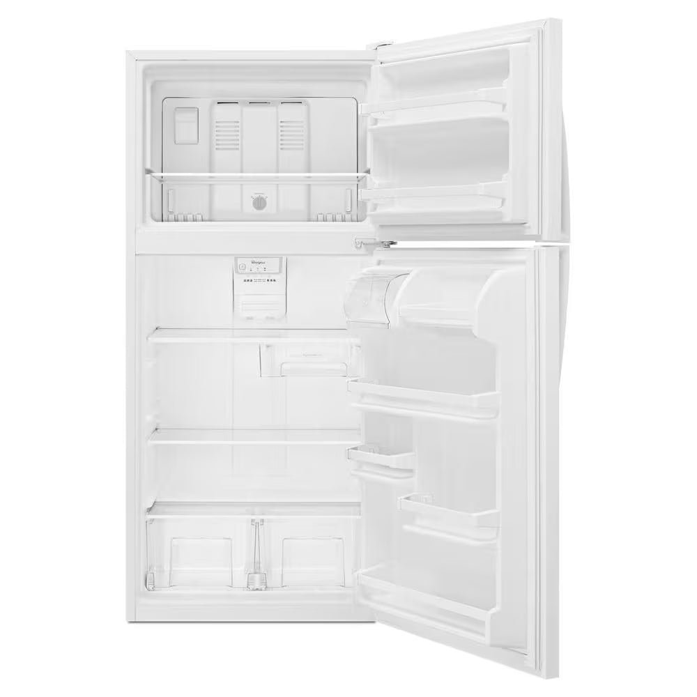 Whirlpool 18 pi³ Réfrigérateur à congélateur supérieur – Modèle WRT318FZDW