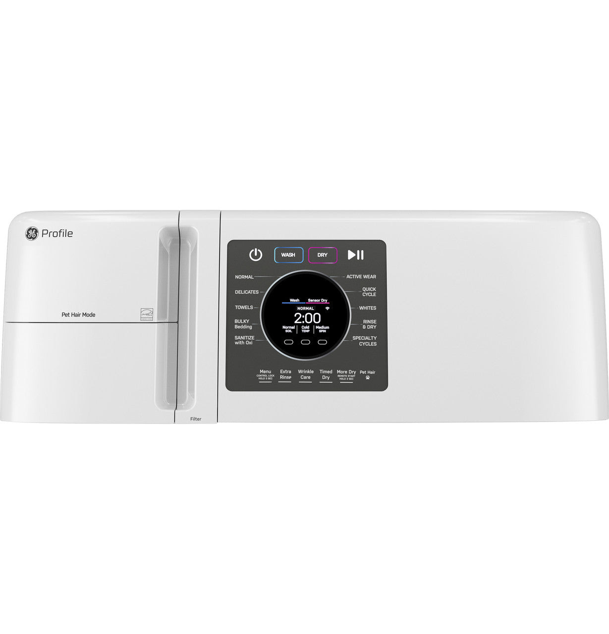 GE Profile 28 po Ensemble laveuse-sécheuse combinée à chargement frontal – Modèle PFQ83HSLWWW - Neuf/Boîte ouverte