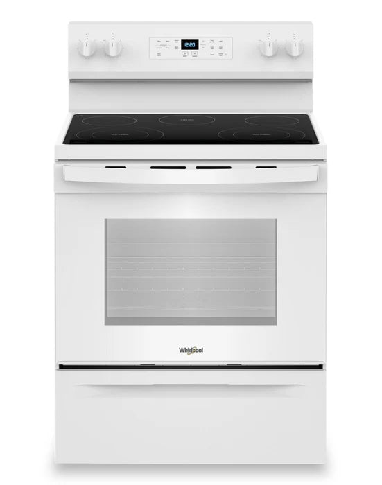 Cuisinière électrique Whirlpool de 5,3 pi3 et de 30 po avec 5 éléments - YWFES3330RW