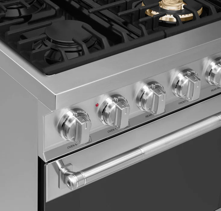 Smeg 24 po Cuisinière à Biénergie Inox avec Four à Convection 2,8 pi³ – Modèle SPR24UGGX