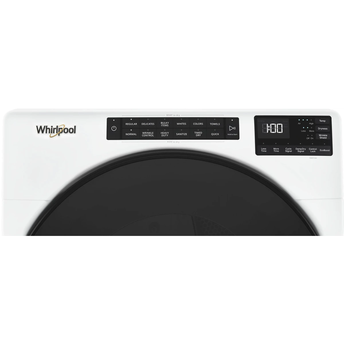 Whirlpool 7,4 pi³ Sécheuse électrique à chargement frontal – Modèle WED5605MW