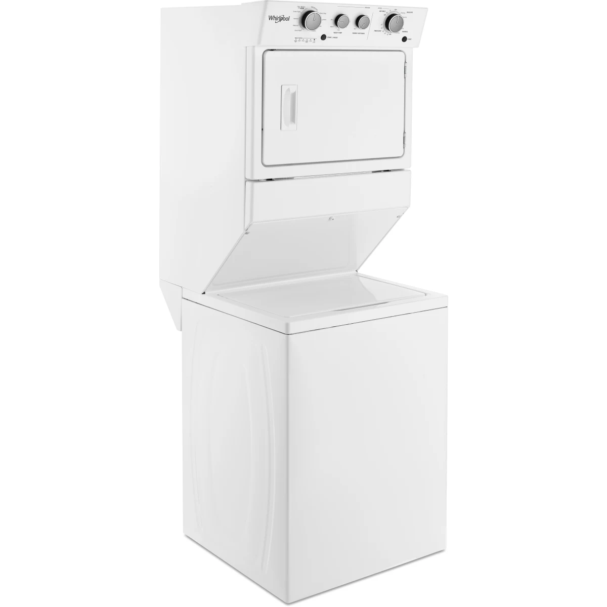 Whirlpool WET4027HW – Centre laveuse 3,5 pi³ / sécheuse 5,9 pi³ superposé