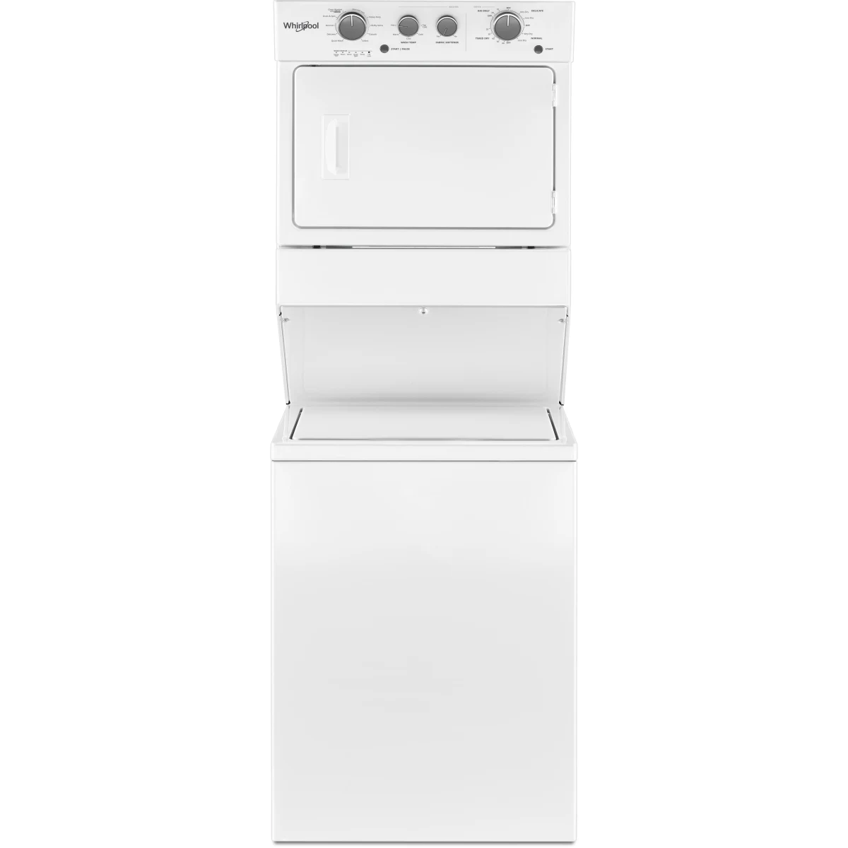 Whirlpool WET4027HW – Centre laveuse 3,5 pi³ / sécheuse 5,9 pi³ superposé