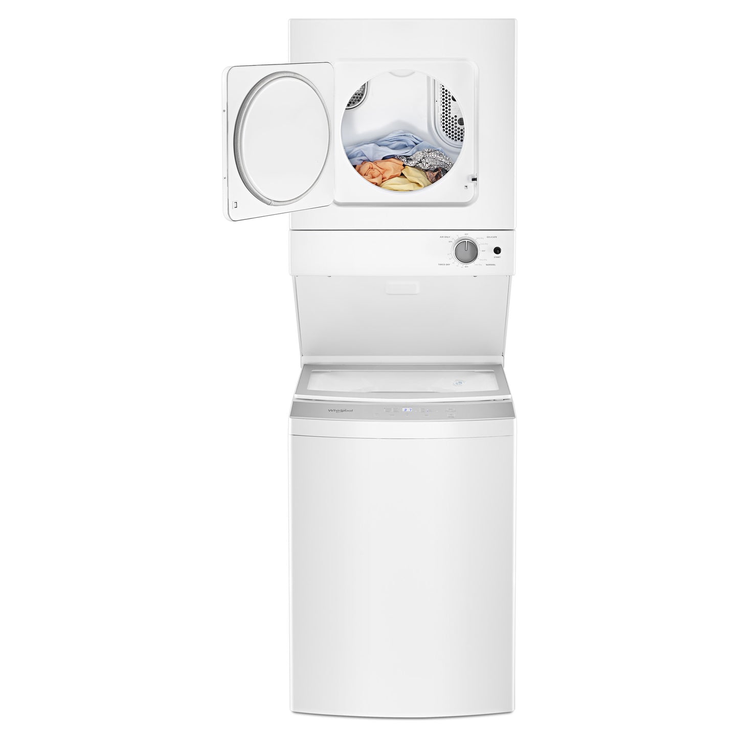 Ensemble laveuse/sécheuse superposées 24 po Whirlpool – YWET4024HW