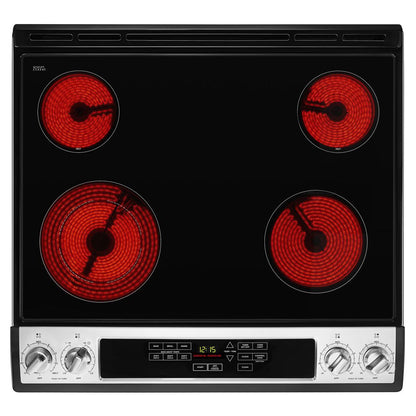 Amana 30" Cuisinière Électrique Encastrable avec Grande Fenêtre de Four - YAES6603SFS