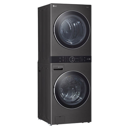 Ensemble laveuse et sécheuse superposées à chargement frontal avec commandes centrales LG – WKEX200HBA