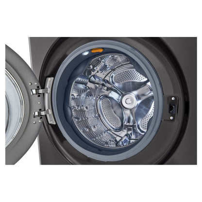 Ensemble laveuse et sécheuse superposées à chargement frontal avec commandes centrales LG – WKEX200HBA