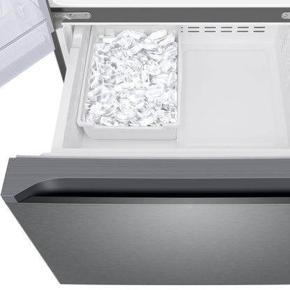 Samsung 18 pi³ Réfrigérateur à portes françaises – Modèle RF18A5101SR/AA – Neuf/Boîte ouverte