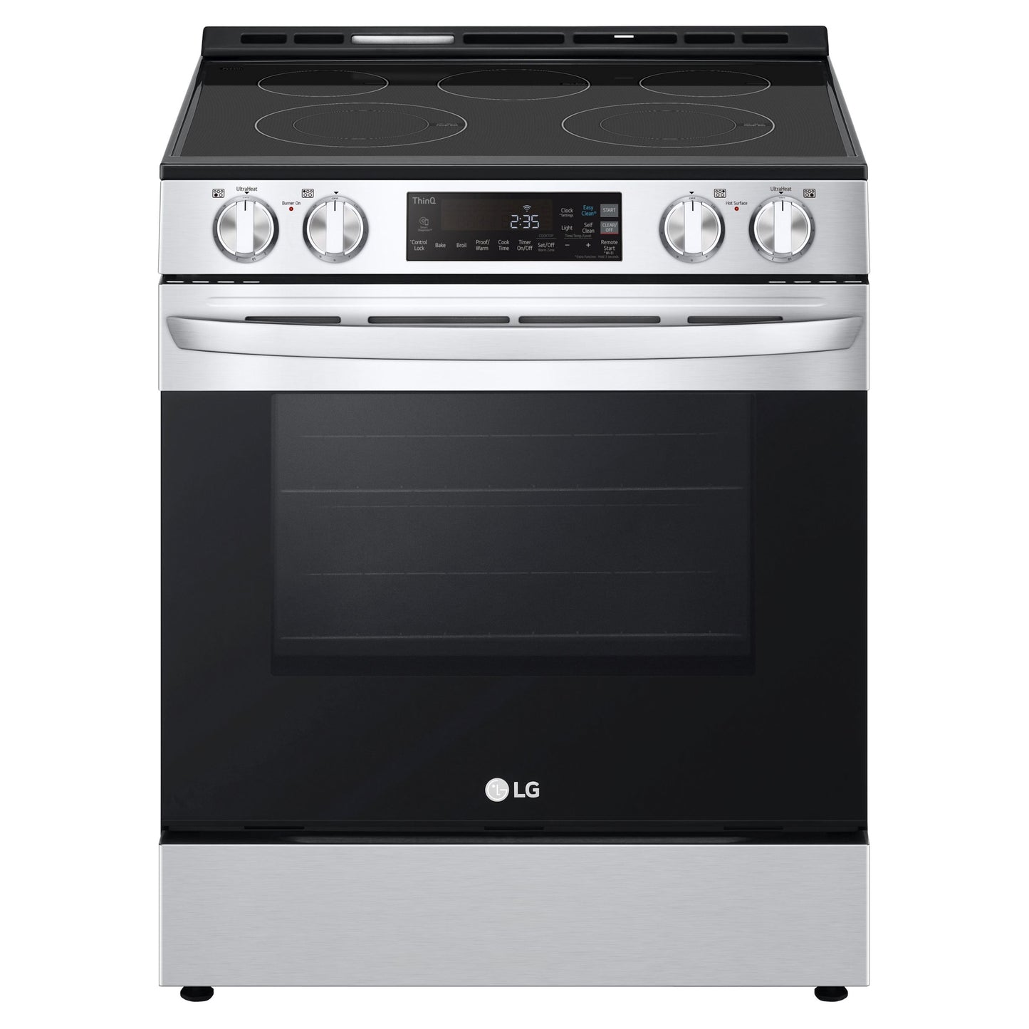 LG 30 po Cuisinière électrique à convection véritable, capacité 6,3 pi³, finition acier inoxydable