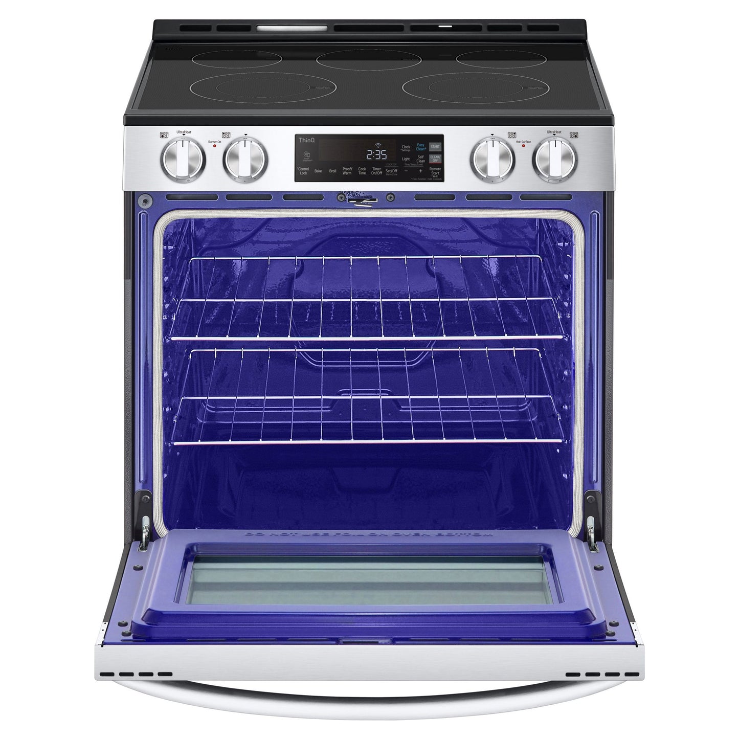 LG 30 po Cuisinière électrique à convection véritable, capacité 6,3 pi³, finition acier inoxydable