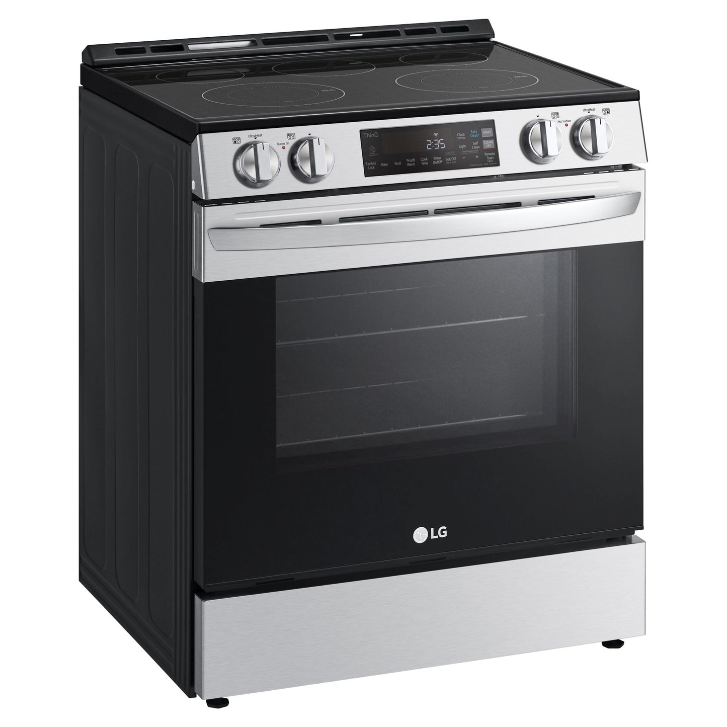 LG 30 po Cuisinière électrique à convection véritable, capacité 6,3 pi³, finition acier inoxydable