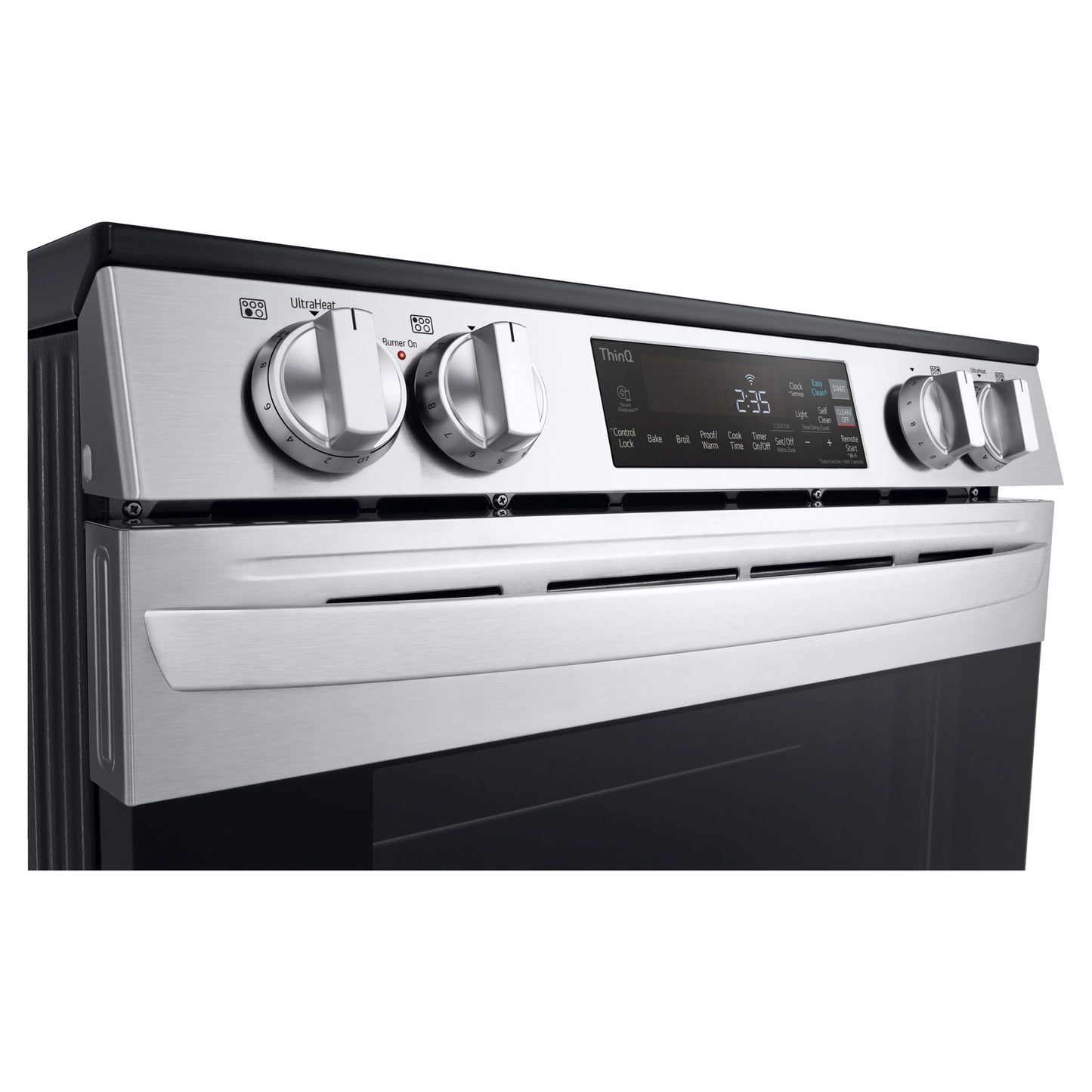 LG 30 po Cuisinière électrique à convection véritable, capacité 6,3 pi³, finition acier inoxydable