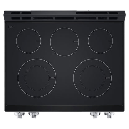 LG 30 po Cuisinière électrique à convection véritable, capacité 6,3 pi³, finition acier inoxydable