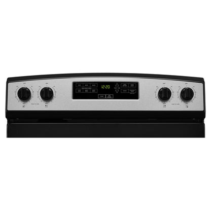 Amana 4,8 pi³ Cuisinière électrique 30 po à serpentin – Modèle YACR4303MMS - Acier inoxydable - Neuf/Boîte ouverte