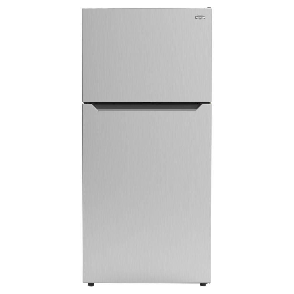 Marathon 18 pi³ Réfrigérateur à Congélateur Supérieur Inox – Modèle MFF184SS