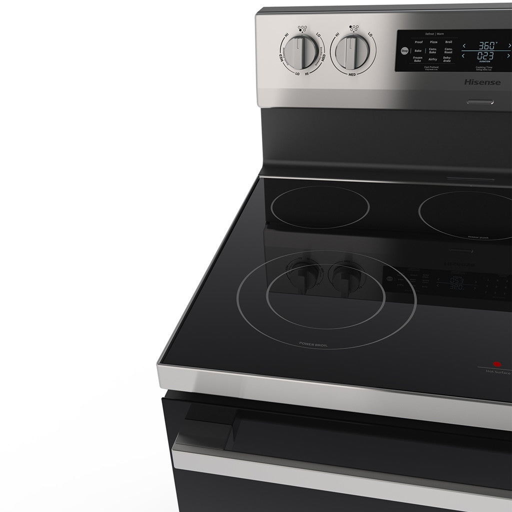 Hisense 30″ Freestanding Electric Range 5.8 cu. ft. – Model HBE3502CAS