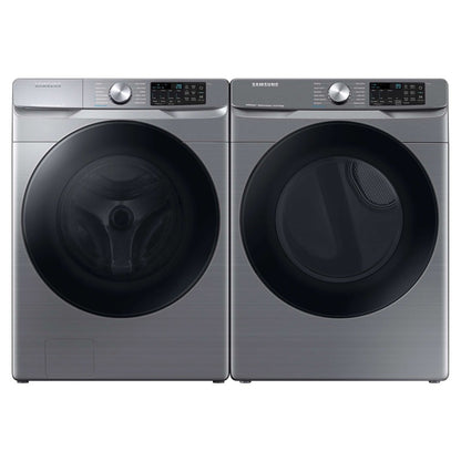 Samsung Front Load Washer and Electric Dryer Combo - WF45B6300AP &amp; DVE45B6300P (Platinum Finish) - New/Open Box