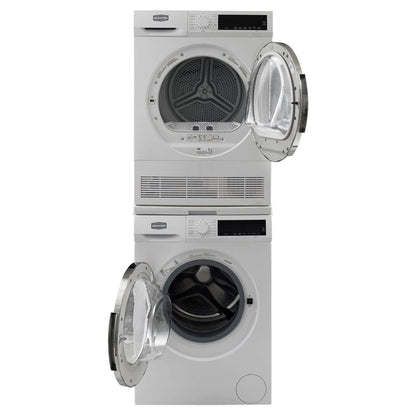 Ensemble laveuse compacte 2,2 pi³ et sécheuse électrique compacte 4,2 pi³ Marathon – Modèles MWM2214W & MVD420W